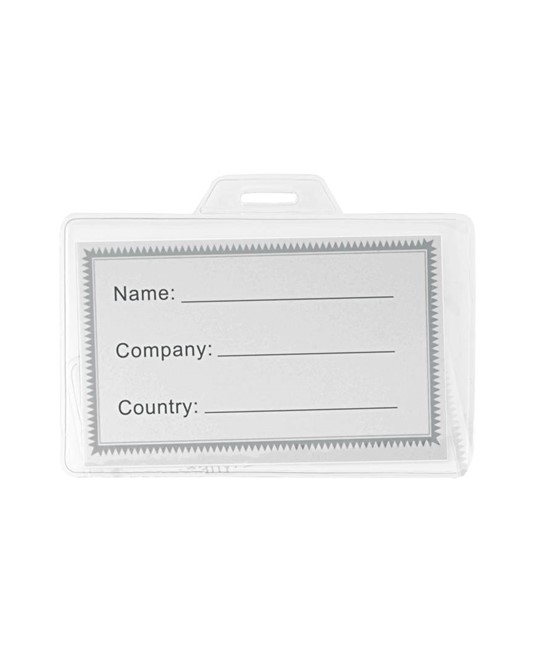 Porta-badge in PVC trasparente Porta-badge in PVC trasparente