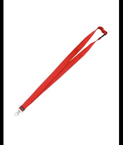 Nastro da collo con sgancio di sicurezza e moschettone