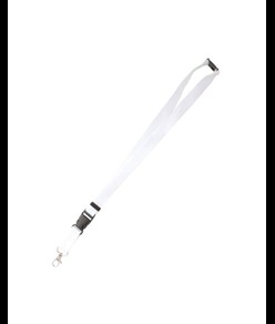 Nastro da collo con sgancio di sicurezza, sgancio portachiavi e moschettone