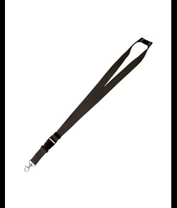 Nastro da collo con sgancio di sicurezza, sgancio portachiavi e moschettone