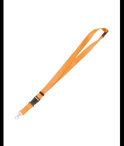 Nastro da collo con sgancio di sicurezza, sgancio portachiavi e moschettone