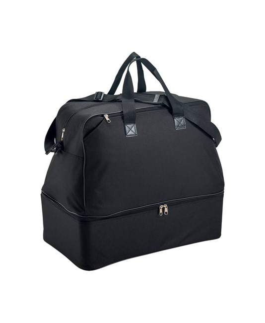 Borsone in Polyester 600D per viaggio e sport, con porta scarpe (fornito senza vaschetta) Borsone in Polyester 600D per viaggio e sport, con porta scarpe (fornito senza vaschetta)