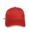 Cappellino in cotone, 5 pannelli con profilo in contrasto Cappellino in cotone, 5 pannelli con profilo in contrasto