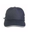 Cappellino in cotone, 5 pannelli con profilo in contrasto Cappellino in cotone, 5 pannelli con profilo in contrasto