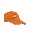 Cappellino in cotone, 5 pannelli con profilo in contrasto Cappellino in cotone, 5 pannelli con profilo in contrasto