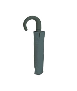 Mini ombrello automatico con manico curvo gommato e astuccio in tinta Mini ombrello automatico con manico curvo gommato e astuccio in tinta