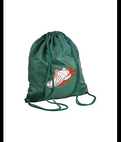 Zainetto in poliestere 210 T con chiusura a strozzo e angoli rinforzati Handle