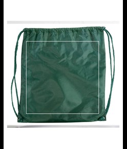 Zainetto in poliestere 210 T con chiusura a strozzo e angoli rinforzati Handle