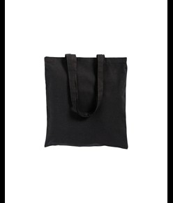 Shopper con soffietto in canvas 280 g/m2, manici lunghi Handle