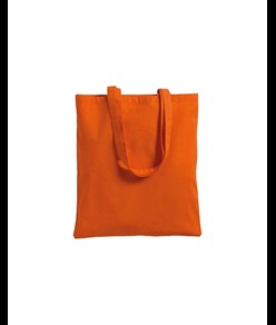 Shopper con soffietto in canvas 280 g/m2, manici lunghi Handle