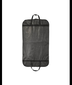 Porta-abiti da viaggio in TNT 80 g/m2, con scomparto esterno e finestrella identificazione