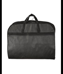 Porta-abiti da viaggio in TNT 80 g/m2, con scomparto esterno e finestrella identificazione