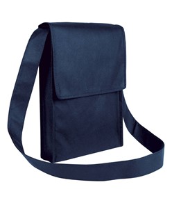 Shopper tascapane con soffietto in TNT 80 g/m2 cucito con tracolla Handle