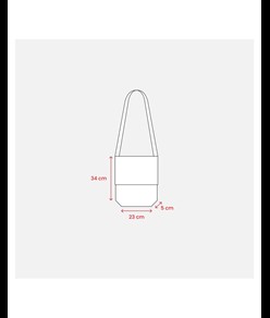 Shopper tascapane con soffietto in TNT 80 g/m2 cucito con tracolla Handle