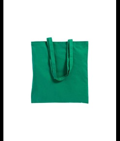 Shopper con soffietto in cotone 220 g/m2, manici lunghi Handle
