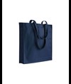 Shopper con soffietto in cotone 220 g/m2, manici lunghi Handle