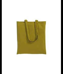 Shopper con soffietto in cotone 220 g/m2, manici lunghi Handle