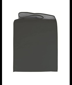 Shopper bicolore in TNT, tracolla e soffietto Handle