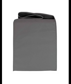 Shopper bicolore in TNT, tracolla e soffietto Handle