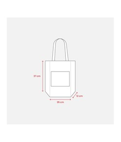 Shopper con soffietto alla base in Juta con manici e tasca esterna (18 x 15 cm) in cotone Handle Shopper con soffietto alla base in Juta con manici e tasca esterna (18 x 15 cm) in cotone Handle