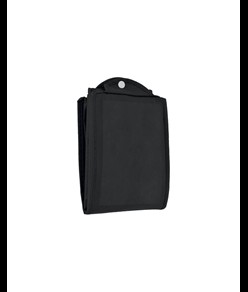 Shopper  ripiegabile con soffietto in TNT 80g/m2 cucito, manici corti Handle