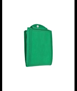 Shopper  ripiegabile con soffietto in TNT 80g/m2 cucito, manici corti Handle