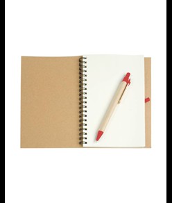 Quaderno ad anelli in carta riciclata