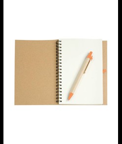 Quaderno ad anelli in carta riciclata