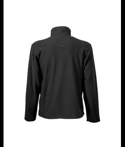 Felpa da uomo a zip intera in micropolar, con 2 tasche chiusura zip