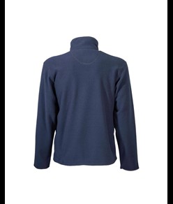 Felpa da uomo a zip intera in micropolar, con 2 tasche chiusura zip