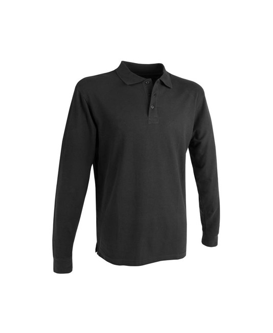 Polo piqué di cotone 100% 180 g/m2, manica lunga, tinta unita Polo piqué di cotone 100% 180 g/m2, manica lunga, tinta unita