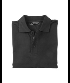 Polo piqué di cotone 100% 180 g/m2, manica lunga, tinta unita