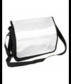Cartella in poliestere 600D con tracolla regolabile e patta in PVC lucido