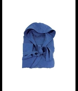 Accappatoio in microfibra di poliestere (170 g/m2) ultra-assorbente confezionato