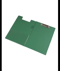 Cartella in plastica con Portablocco A4, con molla e portapenna