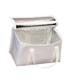 Borsa termica in poliestere 600D con interno argentato Borsa termica in poliestere 600D con interno argentato