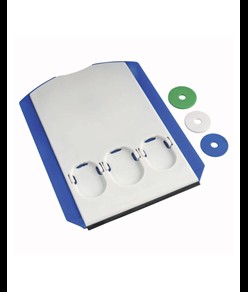 Disco orario con raschiaghiaccio, spatola in gomma e 3 gettoni per carrello