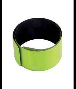 Bracciale di sicurezza "Clic clac" in poliestere catarifrangente e PVC