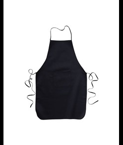 Grembiule lungo con tasca frontale