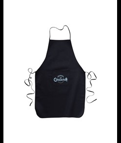 Grembiule lungo con tasca frontale