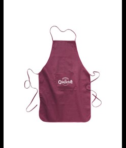 Grembiule lungo con tasca frontale