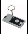 Portachiavi con gettone per carrello della spesa e luce