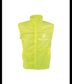 Gilet ad alta visibilità in poliestere, con rete traspirante e profili catarifrangenti