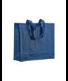 Shopper con soffietto in PP laminato 120 g/m2, manici lunghi a nastro Handle