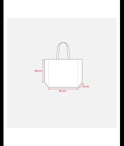 Shopper con soffietto in PP laminato 120 g/m2, manici lunghi a nastro Handle