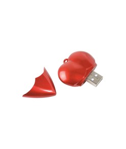 Chiavetta USB 4Gb, in plastica  a forma di cuore. Possibilità di import su richiesta Chiavetta USB 4Gb, in plastica  a forma di cuore. Possibilità di import su richiesta
