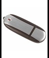 Chiavetta USB 4Gb in ABS color argento e bordi trasparenti colorati Possibilità di import