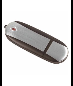 Chiavetta USB 4Gb in ABS color argento e bordi trasparenti colorati Possibilità di import
