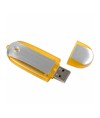 Chiavetta USB 4Gb in ABS color argento e bordi trasparenti colorati Possibilità di import Chiavetta USB 4Gb in ABS color argento e bordi trasparenti colorati Possibilità di import