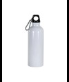Borraccia in alluminio (500ml), con tappo in plastica e moschettone